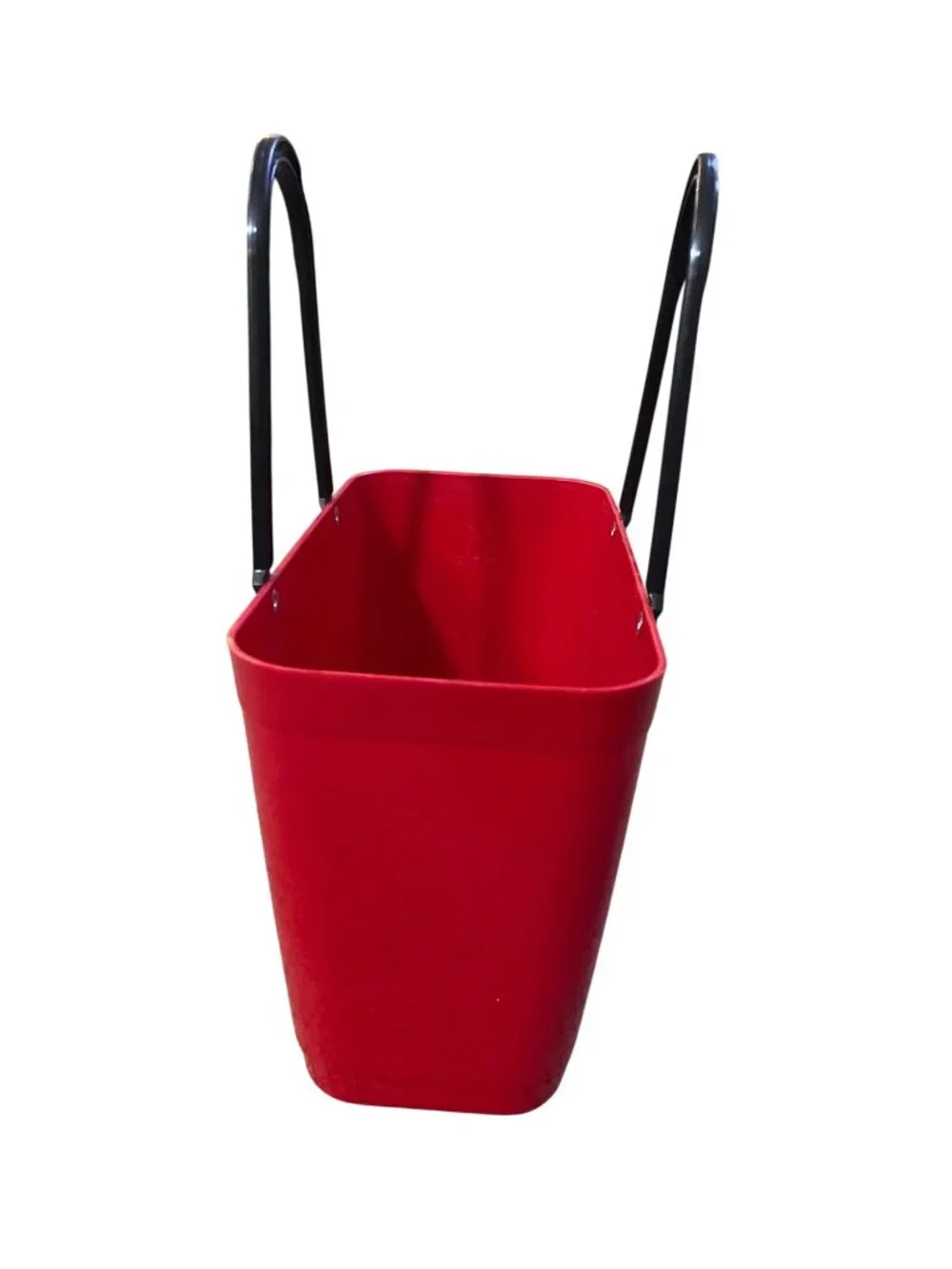 Hinza Red Swedish Plastic Tote Bag Made in Holland Retro Beach Shopping Bag USED